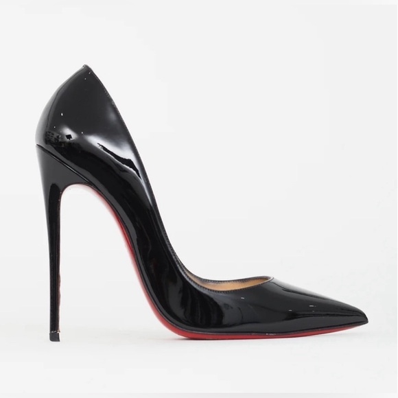 Christian Louboutins, SO KATE, size 39.5 black patent leather.original box/tips - Picture 2 of 7